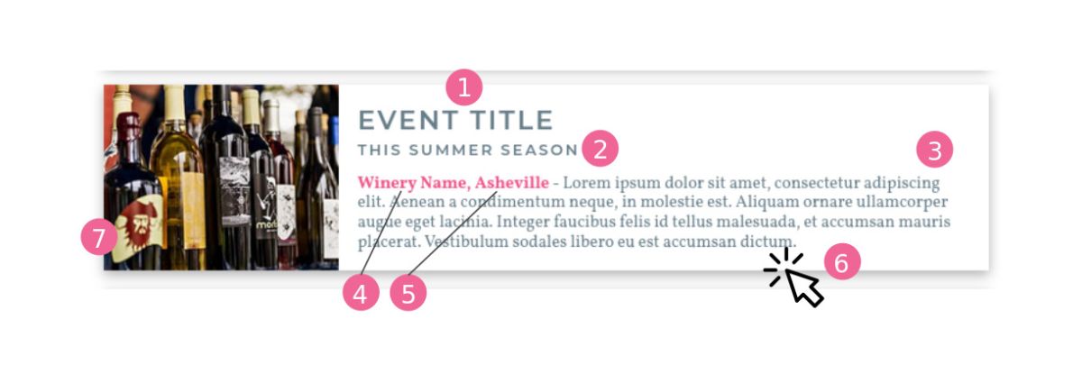 Example NC Wine event listing 